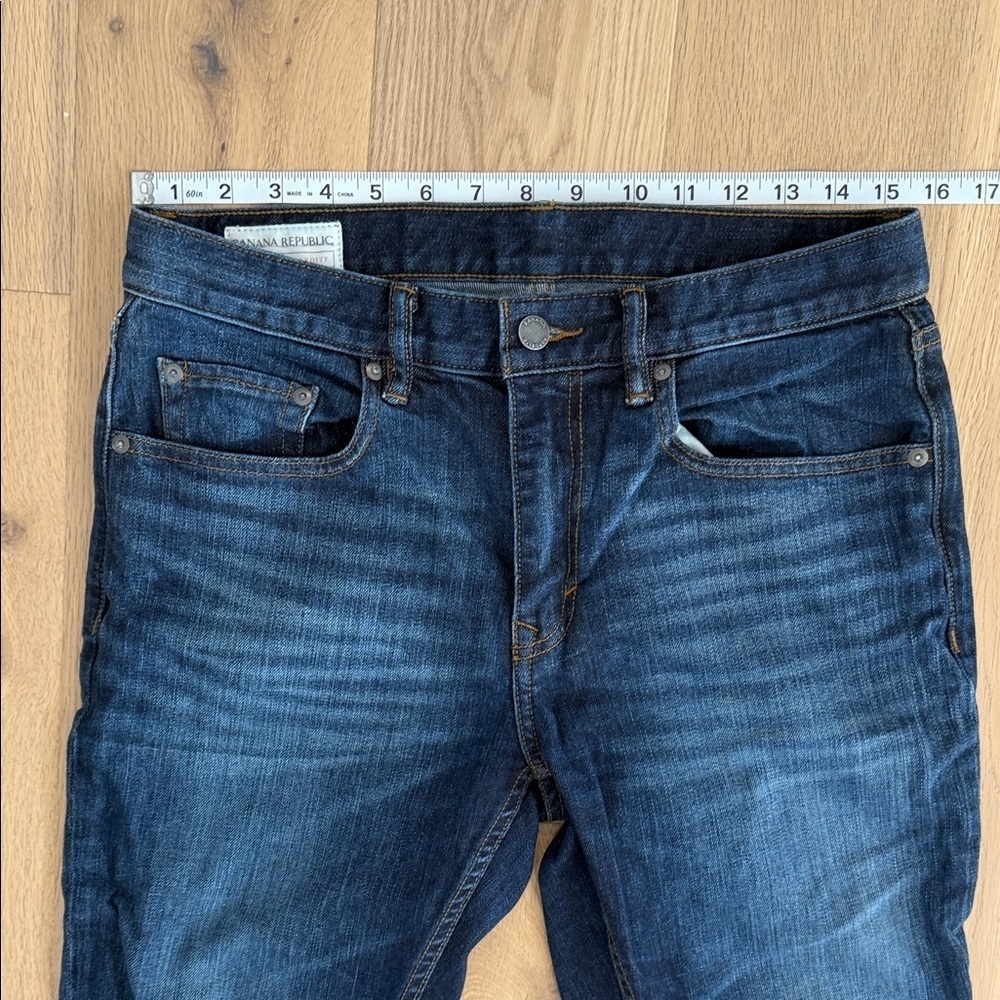 Banana Republic Men’s Indigo Slim Jeans – Size 31 - Picture 4 of 13